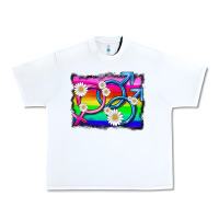 White lgbtq gender bisexuality symbol Urban Heavy Tee - HRA Design Shop