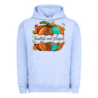 Pigment Grape Ice pumpkin thankful and blessed Urban Hoodie - NancyCooperArtShop