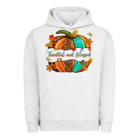Pigment Lunar Rock pumpkin thankful and blessed Urban Hoodie - NancyCooperArtShop