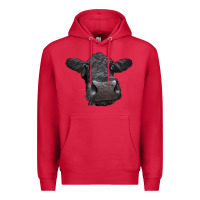 Cardinal Black Angus Heifer Premium Hoodie - LillyAllenDesigns