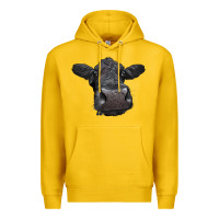 Lemon Black Angus Heifer Premium Hoodie - LillyAllenDesigns
