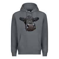 Rock Black Angus Heifer Premium Hoodie - LillyAllenDesigns