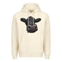 Sandshell Black Angus Heifer Premium Hoodie - LillyAllenDesigns