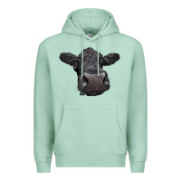 Seafoam Black Angus Heifer Premium Hoodie - LillyAllenDesigns