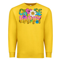 Lemon choose happy with smile Premium Sweatshirt - NancyCooperArtShop