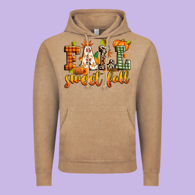 Fall Sweet Fall Vintage Hoodie Designed By Zillion Design Studio