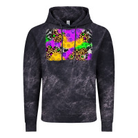 Cloud Black mardi gras background Vintage Hoodie - JahusDesignShop