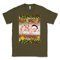 Army Green christmas pig Classic Tee - Artiststas