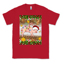 Red christmas pig Classic Tee - Artiststas