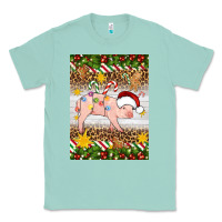 Seafoam christmas pig Classic Tee - Artiststas