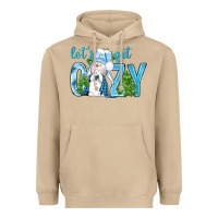 Mushroom lets get cozy Heavyweight Hoodie - NancyCooperArtShop