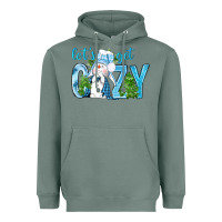 Sage lets get cozy Heavyweight Hoodie - NancyCooperArtShop