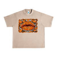French Oak fall lips Urban Heavy Tee - RacoonDesign