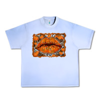 Grape Ice fall lips Urban Heavy Tee - RacoonDesign