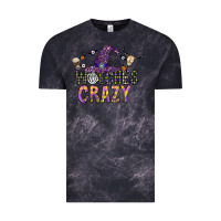 Cloud Black Witches Be Crazy Vintage Tee - CowhideDigitalArt
