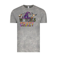 Cloud Rock Witches Be Crazy Vintage Tee - CowhideDigitalArt