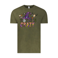 Vintage Olive Witches Be Crazy Vintage Tee - CowhideDigitalArt