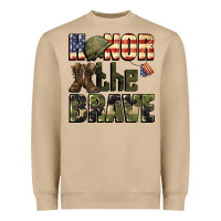Honor The Brave 4th Of July Heavyweight Sweatshirt | Teevron