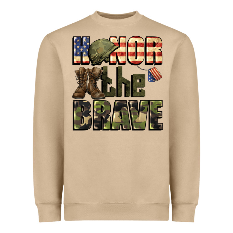 Honor The Brave 4th Of July Heavyweight Sweatshirt by CowGirlArtShop | Teevron