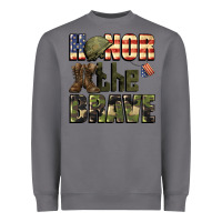 Storm Honor the brave 4th of july Heavyweight Sweatshirt - CowGirlArtShop