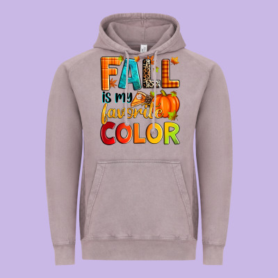 Fall Is My Favorite Color Vintage Hoodie Designed By Zillion Design Studio