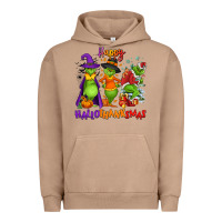 Pigment Burro Happy Hallothanksmas Urban Hoodie - NancyCooperArtShop