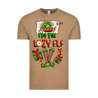 Vintage Coffee im the lazy elf Vintage Tee - FaDigitalArtStudio