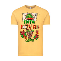 Vintage Mustard im the lazy elf Vintage Tee - FaDigitalArtStudio