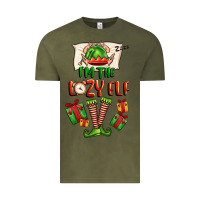 Vintage Olive im the lazy elf Vintage Tee - FaDigitalArtStudio
