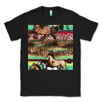 Black horses seamless pattern Classic Tee - BundleAndBundleShop