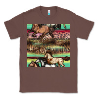 Chestnut horses seamless pattern Classic Tee - BundleAndBundleShop