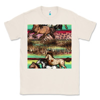 Natural horses seamless pattern Classic Tee - BundleAndBundleShop