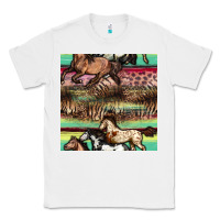 White horses seamless pattern Classic Tee - BundleAndBundleShop