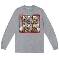 Heather Grey volleyball mama Long Sleeve Tee - Jasminsmagicworld