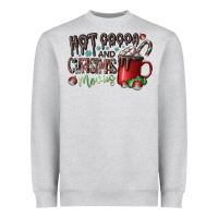 Hot Cocoa And Christmas Movies Heavyweight Sweatshirt | Teevron