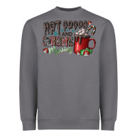 Storm hot cocoa and christmas movies Heavyweight Sweatshirt - CowhideDigitalArt