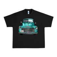Black western truck front view Urban Heavy Tee - FaDigitalArtStudio