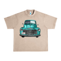 French Oak western truck front view Urban Heavy Tee - FaDigitalArtStudio
