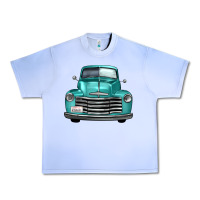 Grape Ice western truck front view Urban Heavy Tee - FaDigitalArtStudio