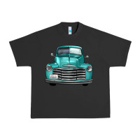 Pigment Black western truck front view Urban Heavy Tee - FaDigitalArtStudio