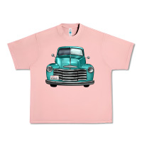 Salmon western truck front view Urban Heavy Tee - FaDigitalArtStudio