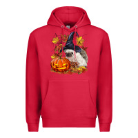 Cardinal Halloween Hedgehog Premium Hoodie - LillyAllenDesigns