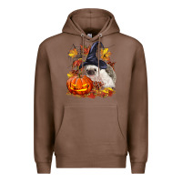 Chestnut Halloween Hedgehog Premium Hoodie - LillyAllenDesigns