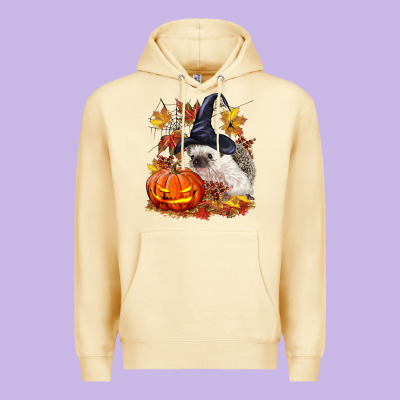 Halloween Hedgehog Premium Hoodie Designed By Lillyallendesigns