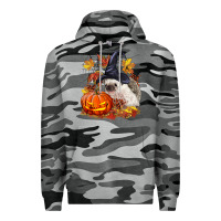 Slate Camo Halloween Hedgehog Premium Hoodie - LillyAllenDesigns