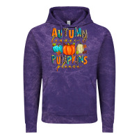 Cloud Purple autumn leaves and pumpkins please Vintage Hoodie - Zillion Design Studio