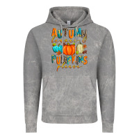Cloud Rock autumn leaves and pumpkins please Vintage Hoodie - Zillion Design Studio