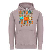 Autumn Leaves And Pumpkins Please Vintage Hoodie | Teevron
