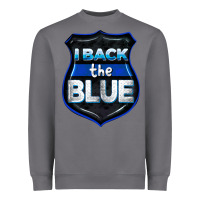 Storm I back the blue 4th of July Heavyweight Sweatshirt - CowGirlArtShop