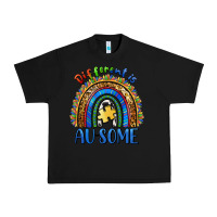 Black different is ausome Urban Heavy Tee - BarkalooDesign